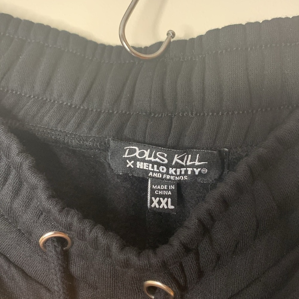 Dolls Kill Hello Kitty 3 Piece Sweatpants Sweatshirt XXL Emily the Strange Tote - Picture 9 of 17